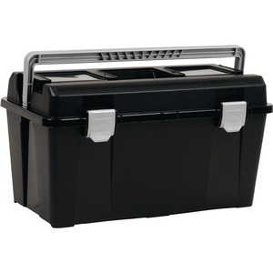 RAACO 33-34 W480xD255xH258mm Polypropylene Toolbox with Insert Compartments Plastic <b>Storage</b> Bins & <b>Boxes</b> - Product Image 1