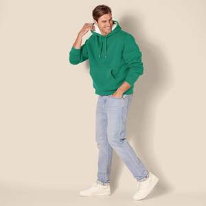 Sweat à capuche pour homme, pull décontracté, tendance, 100% coton, polaire, séchage rapide, respirant, écologique, chaud, streetwear, élégant, moderne - Product Image 4