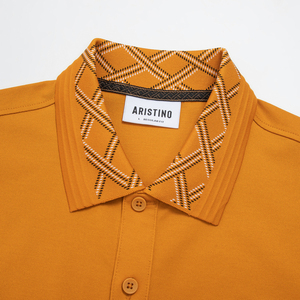 Polo Aristino Regular Fit para hombre APS085AS3-Diseño sólido Precio caliente Producto superior - Product Image 2