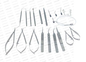 Ensemble d'instruments de microchirurgie manuelle de qualité supérieure |   Instruments chirurgicaux en acier inoxydable allemand |   Ophtalmologie ORL Chirurgie vasculaire Chirurgie plastique - Product Image 4
