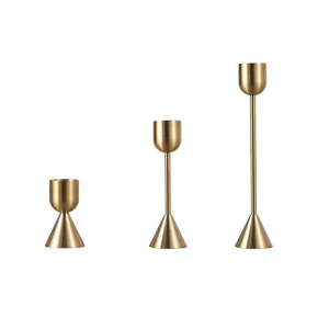 European Luxury Classical Metal Candle Holder Golden <b>Candlestick</b> for Wedding Christmas Table Home Decor Other Candle Jars - Product Image 1