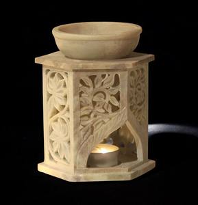 Adorable Soapstone Aromatherapy <b>Oil</b> Burner | Relaxation & Spa Home Accessory I Meditation accessories I Essential <b>oil</b> <b>diffuser</b> - Product Image 2