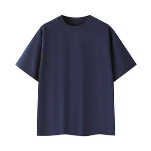 T-shirt à logo personnalisé, coupe ample, nouvelle arrivée, vêtements pour hommes, impression sérigraphique, 100% coton, écologique, respirant, 230g - Product Image 1