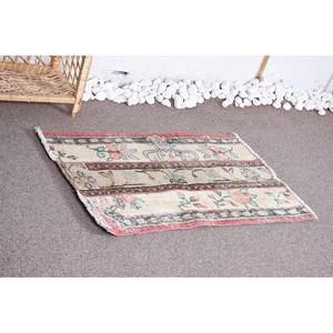 พรมขนสัตว์ลายดอกไม้สีเบจแนววินเทจดอกไม้หนา21x31ฟุต10มม. ทำด้วยมือสำหรับห้องวัยรุ่น - Product Image 3