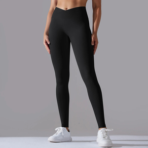 Wholesale Custom <b>High</b>-<b>Waisted</b> Sports Workout Yoga Pants <b>Leggings</b> for Women Breathable Gym Fitness <b>Leggings</b> <b>with</b> <b>Pocket</b> - Product Image 3