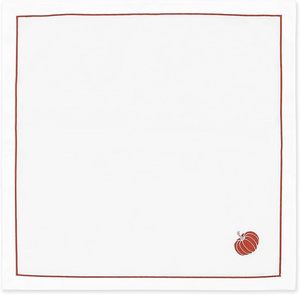 Vente en gros 100% serviettes de table en coton 40x40cm bordures brodées à la main imprimées sur mesure pour la maison et le restaurant mariages noël - Product Image 4