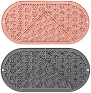 Alfombrilla de silicona calmante para mascotas, alimentador lento que reduce la ansiedad, mejora la digestión, apta para lavavajillas, diseño duradero - Product Image 1