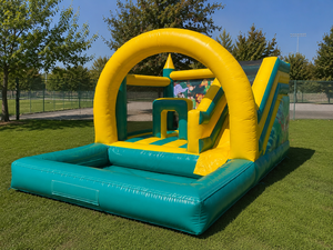 Professional <b>Inflatable</b> Playground 5x4x3,5 m – PVC Bouncy <b>House</b> – Outdoor/Indoor/Water Professional Use – EU Compliance - Product Image 1