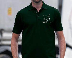 เสื้อโปโลผู้ชายผ้าคอตตอนผสมโพลีเอสเตอร์คุณภาพสูง รับสกรีน ปักโลโก้ OEM แบบเรียบ - Product Image 6