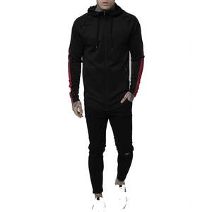 Sudadera con capucha gruesa de lujo de algodón 100% para hombre de gran tamaño y peso pesado bordado estilo de temporada de otoño patrón sólido - Product Image 5