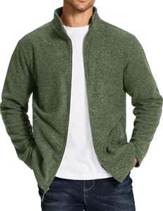Pakistan-Made 300 GSM Léger Impression Personnalisée Hommes Vestes D'hiver Chaud Polaire Hoodies avec Fermeture Éclair Prix Usine En Gros - Product Image 2