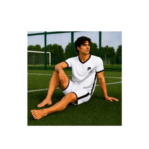 Uniforme de football américain personnalisé en gros, respirant, grande taille, manches courtes, évacuation de l'humidité, prix d'usine - Product Image 6