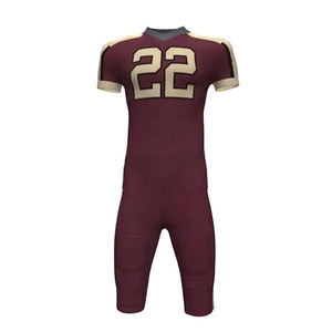 Maillots de football américain personnalisés pour adultes, vêtements de sport, été, antibactériens, respirants, 100% polyester, options grandes tailles, noir - Product Image 1