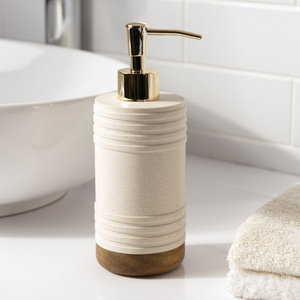 Juego de baño al por mayor con juego de cuatro piezas Juego de baño de resina y madera a la venta por exportadores indios - Product Image 4