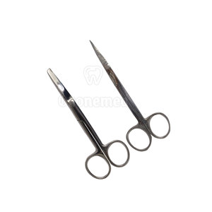 Ciseaux chirurgicaux en acier inoxydable à manipulation facile Source d'alimentation manuelle à poignée antidérapante pour instruments chirurgicaux - Product Image 1