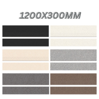 Oasis 1200x300mm Carreaux de marche modernes en céramique ACCENTS, antidérapants, isolants thermiquement, imitation brique murale pour extérieur et hall