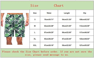 Short de plage d'été pour hommes Maillot de bain Board Shorts de plage avec poches Short de bain tendance - Product Image 6