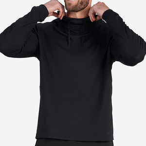 Sweats à capuche pour hommes en coton mélangé respirant sur mesure Sweat à capuche surdimensionné pour hommes - Product Image 5