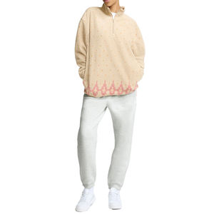 Nouveau pull en polaire à col montant demi-zippé de qualité supérieure, unisexe, logo frontal, doux, chaud, décontracté, sweat-shirt d'extérieur - Product Image 6