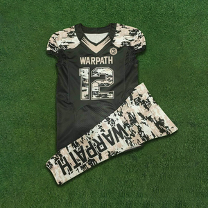 Uniforme de football américain pour enfants personnalisable respirant grande taille manches courtes fabriqué au Pakistan technique de sublimation - Product Image 5
