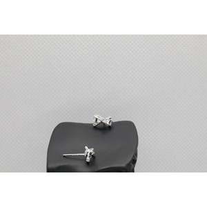 Orecchini a forma di fiocco con orecchini a forma di fiocco alla moda oro rosa oro Sterling oro alla moda e scatola regalo B01 Natale perfetto - Product Image 3