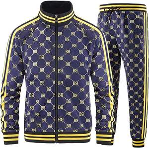 Nuevos trajes de chándal con estampado personalizado para hombre de invierno 100% algodón orgánico forro polar de alta calidad traje de jogging - Product Image 1