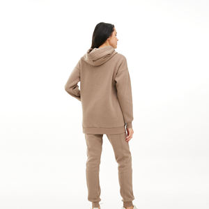 Chándales de algodón de alta calidad para mujer, ropa de invierno cómoda con cremallera, chándales de diseño informal con cremallera para mujer - Product Image 3