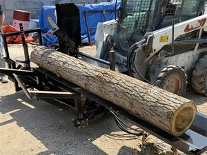 Rajadora de troncos para minicargadora con bomba de motor y rodamientos de engranajes para corte forestal y división de cuñas de 4 vías, con IoT integrado - Product Image 6