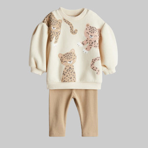 Pijama de cintura elástica para bebé, ropa de dormir suave de algodón para bebé, OEM, venta al por mayor de fábrica, proveedor a granel, ajuste cómodo - Product Image 4