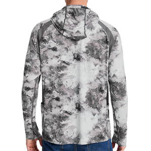 Sweat à capuche de pêche pour hommes en polyester 100% personnalisé à manches longues respirant séchage rapide grande taille Offre Spéciale imperméable - Product Image 6