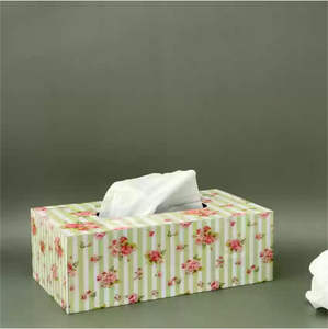 กล่องกระดาษทิชชูไม้ MDF ตกแต่งอย่างมีสไตล์สไตล์คลาสสิก - Product Image 1