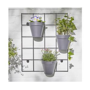 Jardinières murales galvanisées modernes Design chic et minimaliste Décor accrocheur pour salon chambre cuisine ou couloir - Product Image 6
