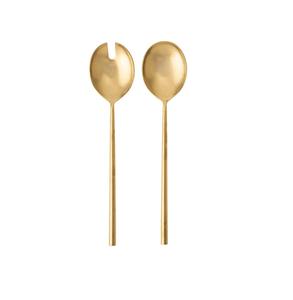 Juego de Cubiertos para Ensalada de Metal Premium Decorativo, Ideal para Mejorar la Estética de la Mesa con Herramientas de Servicio Funcionales - Product Image 5