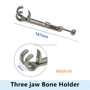 คีมจับกระดูกแบบสามง่าม แลมเบิร์ต โลว์แมน  ทำจากเหล็กกล้าไร้สนิม สำหรับการผ่าตัดกระดูก ใช้ในโรงพยาบาล ได้รับมาตรฐาน CE พร้อมคู่มือการใช้งาน - Product Image 5