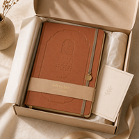 Carnet de planification quotidienne LABON personnalisé, couverture rigide gaufrée, avec élastique et marque-page décoratif, idéal pour la planification et les coffrets cadeaux