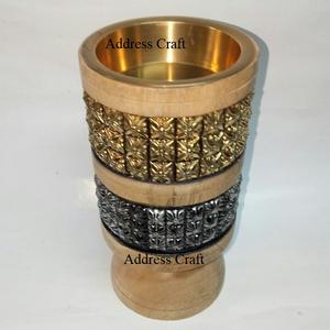 Quemador de Incienso de Latón Dorado Estilo Árabe de 12 Pulgadas, Ecológico, para Hogar y Oficina, Regalo para Eid y Ramadán, Superventas, Bakhoor Oud - Product Image 6