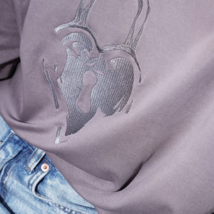 Camiseta de mujer de diseño personalizado de alta calidad colección de dama 100% algodón logotipo personalizado bordado hecho camisetas - Product Image 3