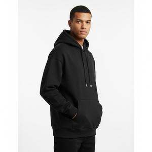 High Quality <b>Men</b> Cotton <b>Thick</b> Heavyweight French Terry Pullover Hoodie Custom Drop Shoulder Fleece Oversized <b>hoodies</b> - Product Image 4