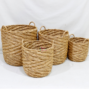 Artex Dong Thap Paniers de rangement décoratifs en osier tissés à la main Conteneurs en jacinthe d'eau pour l'organisation de la maison et l'utilisation de cadeaux - Product Image 6
