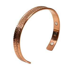 Nouveaux produits, bracelet élégant en laiton plaqué argent gravé pour femmes, bracelet ouvert réglable, bijoux cadeau à prix avantageux - Product Image 1