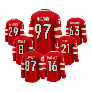 Camiseta de Hockey sobre Hielo - Unisex para Adultos, 100% Poliéster Ecológico y Transpirable, Antibacteriano, Impresión Digital, en Existencia - Product Image 2