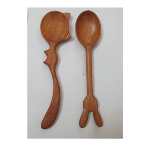 Natural <b>Wooden</b> <b>Spoon</b> <b>Set</b> Handcrafted Smooth Finish, Ideal for Stirring, Cooking, and Sustainable Kitchen Use - Product Image 2