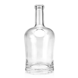 清除空500毫升700毫升750毫升葡萄酒果汁朗姆酒伏特加杜松子酒玻璃瓶