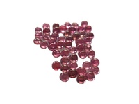 Cabochon de tourmaline rose naturelle de 2 mm, calibré, qualité AAA+, traité thermiquement, vente en gros