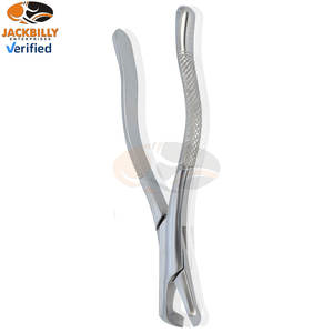 Pince d'extraction dentaire manuelle en acier inoxydable de qualité supérieure #222 Molaires Instruments dentaires professionnels certifiés CE - Product Image 5