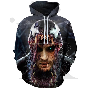 Sudadera con Capucha Personalizada de Invierno, Gruesa, de Alta Densidad, con Estampado de Diseñador, Hombros Caídos, Unisex, Sublimación - Product Image 4