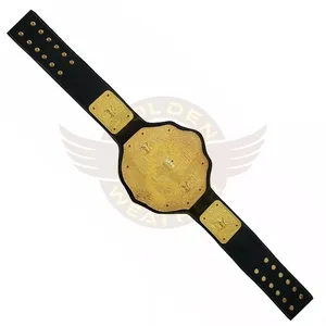 World Heavyweight Big Gold Championship Belt 2mm Bras Adult Size Custom Name High Quality Mens Wrestling Belts