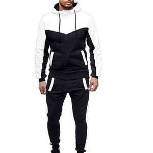 OEM al por mayor de los hombres 100% de algodón Jogger chándal con capucha cremallera deportes de invierno chándal de entrenamiento impreso XL tamaño adulto Jogging - Product Image 5