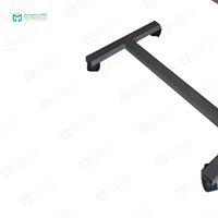 Table de lit réglable en hauteur à ressort à gaz, chariot roulant pour ordinateur portable, plateau de chevet pneumatique en bois pour usage domestique
