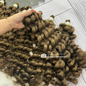 ผมเวียดนามแท้แบบเทป  แบบฟอกสี  ผมหยิก  แบบเป็นมัด  เกรด 12A  แบบดับเบิ้ลดรอน  จัดเรียงเกล็ดผม  ผมมนุษย์แท้  นุ่ม  เงางาม  คุณภาพสูง - Product Image 1